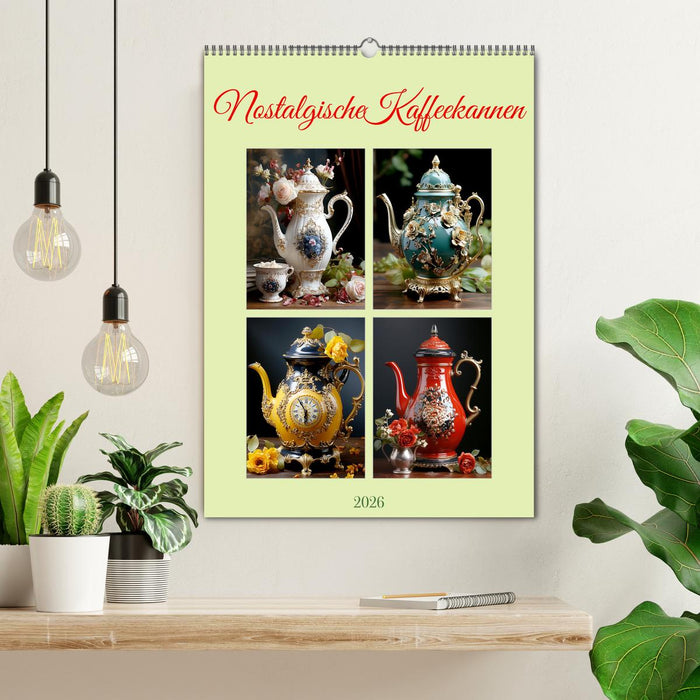Nostalgische Kaffeekannen (CALVENDO Wandkalender 2026)