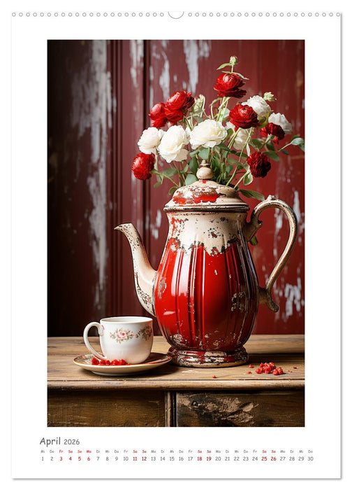 Nostalgische Kaffeekannen (CALVENDO Wandkalender 2026)