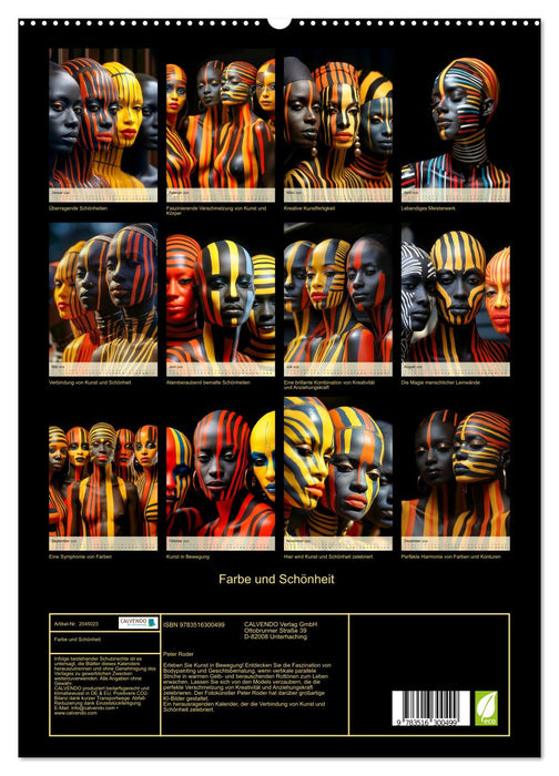 Farbe und Schönheit (CALVENDO Premium Wandkalender 2026)