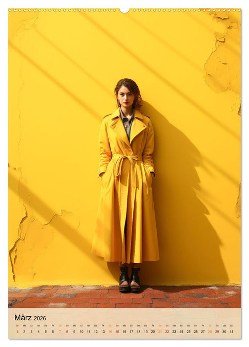 Gelb, die lebendige Farbe (CALVENDO Wandkalender 2026)