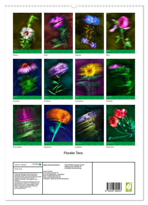 Floraler Tanz (CALVENDO Premium Wandkalender 2026)