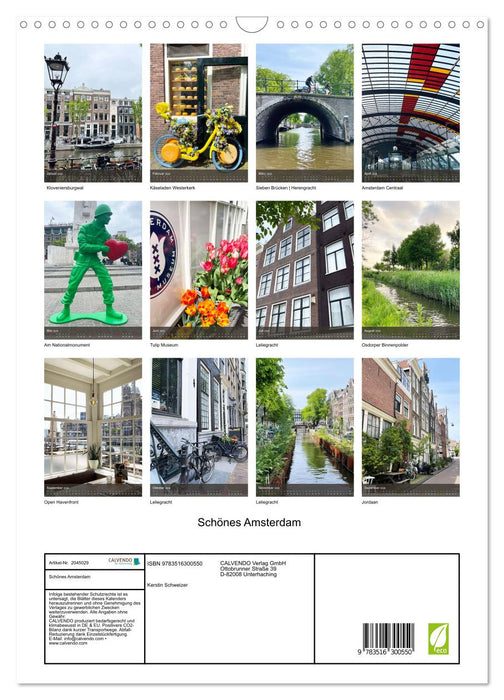 Schönes Amsterdam (CALVENDO Wandkalender 2026)