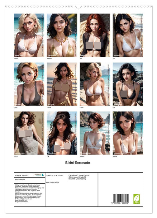 Bikini-Serenade (CALVENDO Premium Wandkalender 2026)