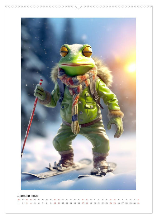 Hugo on Tour (CALVENDO Premium Wandkalender 2026)