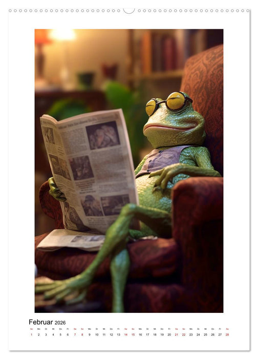 Hugo on Tour (CALVENDO Premium Wandkalender 2026)