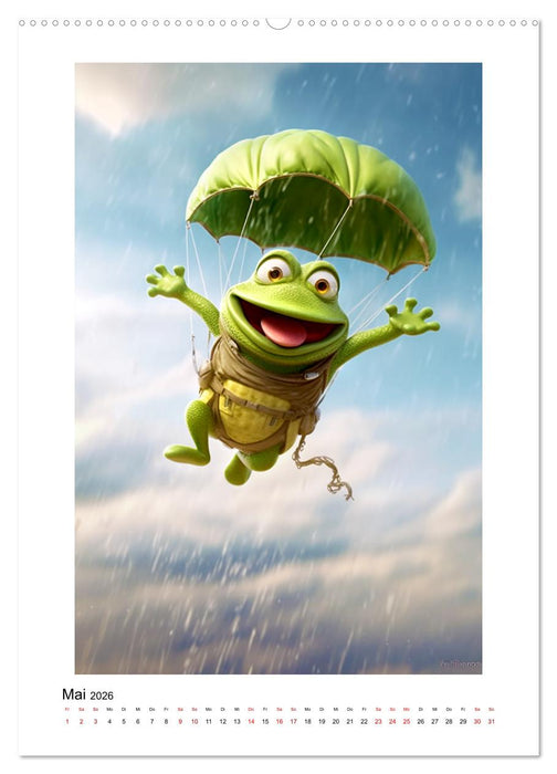 Hugo on Tour (CALVENDO Premium Wandkalender 2026)