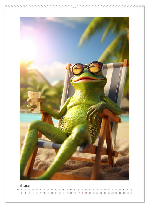 Hugo on Tour (CALVENDO Premium Wandkalender 2026)