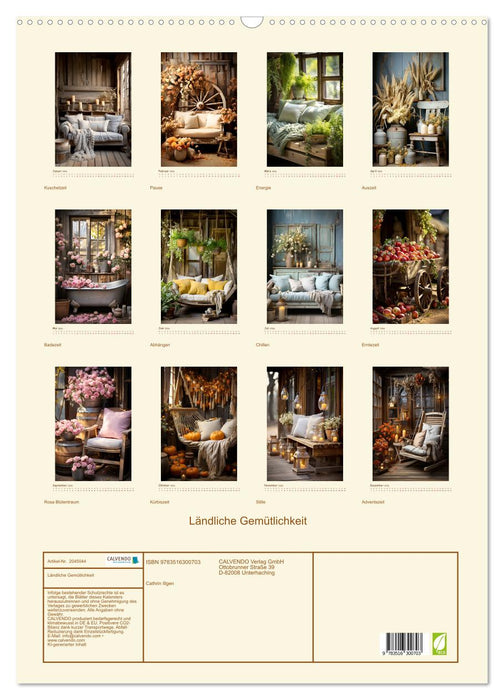 Ländliche Gemütlichkeit (CALVENDO Wandkalender 2026)