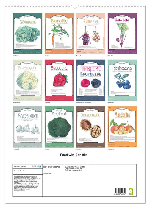 Food with Benefits (CALVENDO Wandkalender 2026)