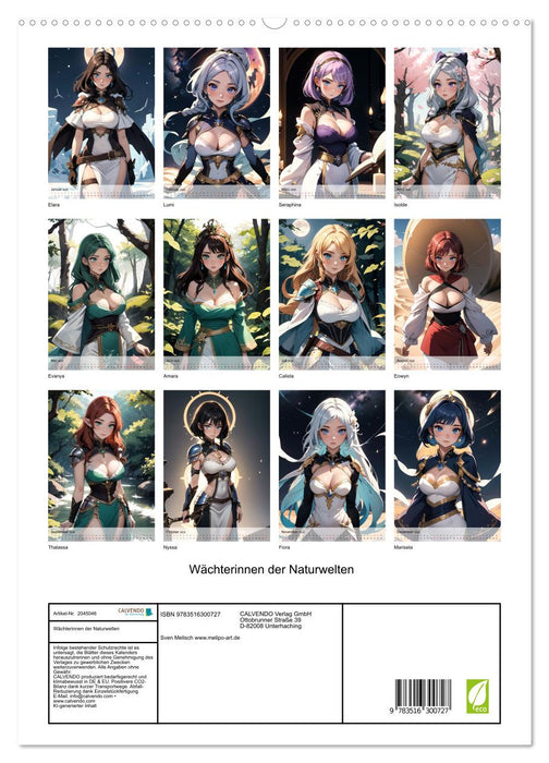 Wächterinnen der Naturwelten (CALVENDO Premium Wandkalender 2026)