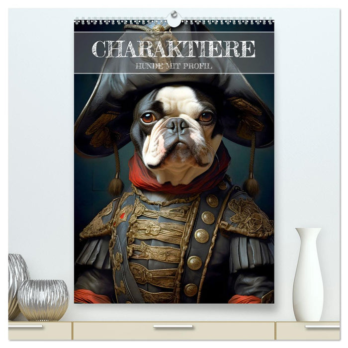 CHARAKTIERE Hunde mit Profil (CALVENDO Premium Wandkalender 2026)
