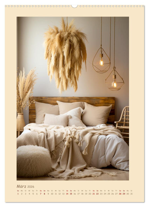 Boho Gemütlichkeit (CALVENDO Premium Wandkalender 2026)