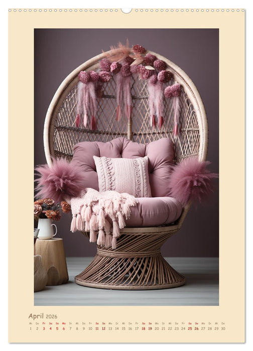 Boho Gemütlichkeit (CALVENDO Premium Wandkalender 2026)