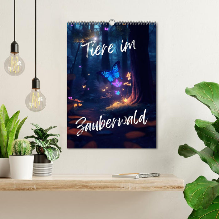 Tiere im Zauberwald (CALVENDO Wandkalender 2026)