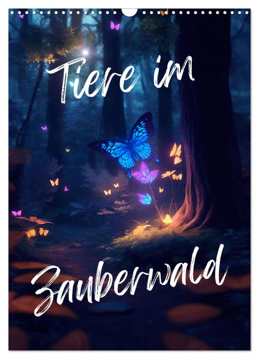 Tiere im Zauberwald (CALVENDO Wandkalender 2026)