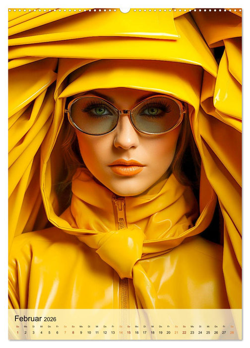 Gelb, die lebendige Farbe (CALVENDO Premium Wandkalender 2026)