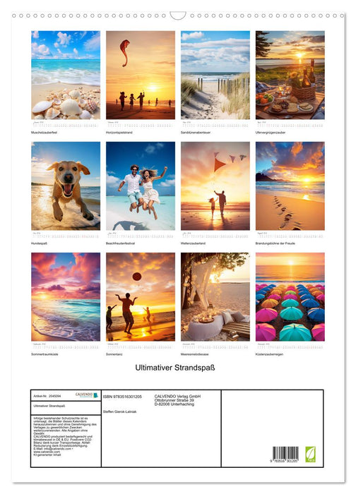 Ultimativer Strandspaß (CALVENDO Wandkalender 2026)