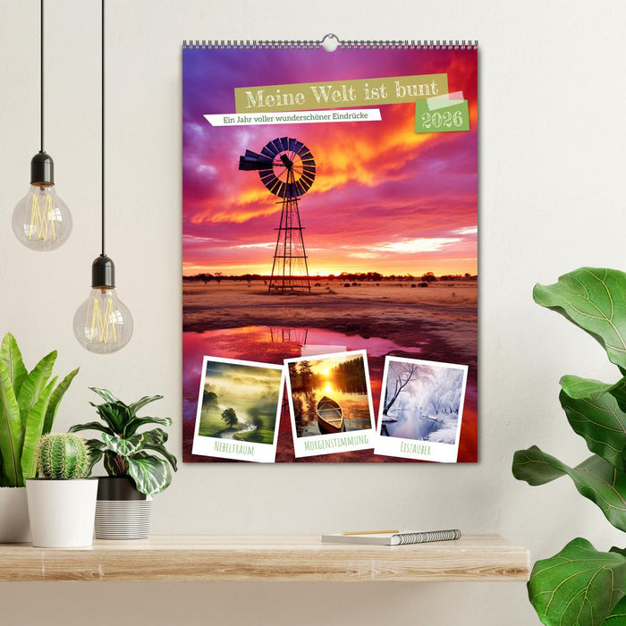 Meine Welt ist bunt (CALVENDO Wandkalender 2026)