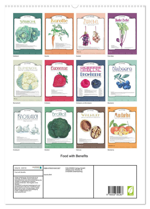 Food with Benefits (CALVENDO Premium Wandkalender 2026)