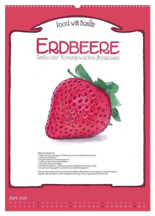 Food with Benefits (CALVENDO Premium Wandkalender 2026)