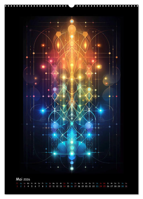 Fractale Mandalas (CALVENDO Wandkalender 2026)