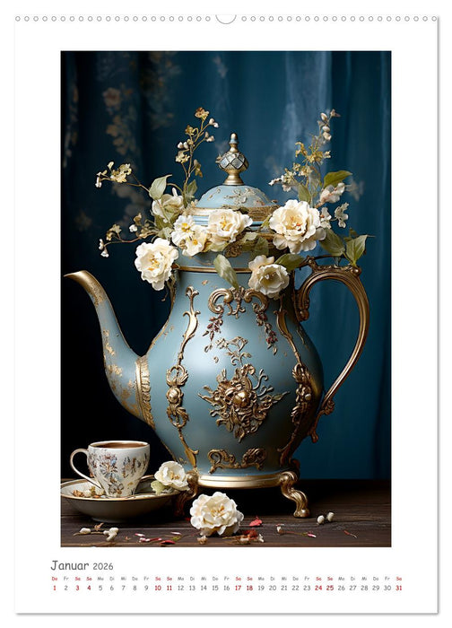 Nostalgische Kaffeekannen (CALVENDO Premium Wandkalender 2026)
