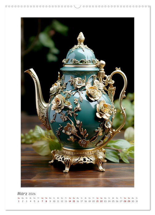Nostalgische Kaffeekannen (CALVENDO Premium Wandkalender 2026)