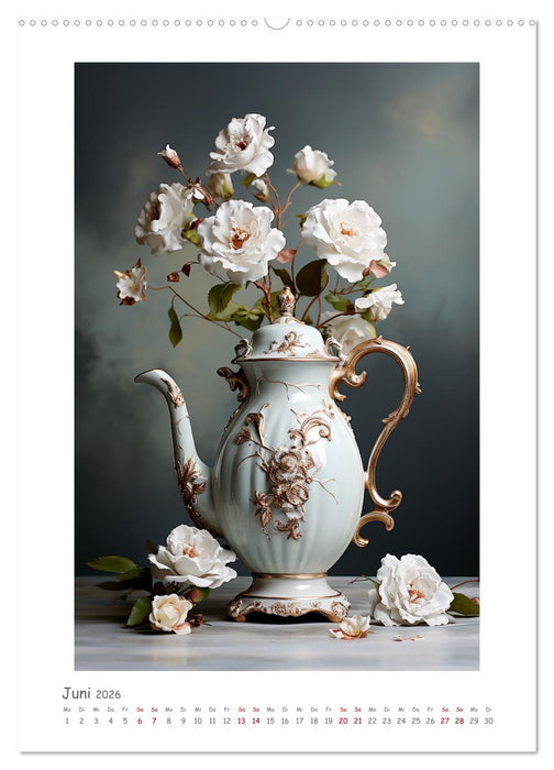 Nostalgische Kaffeekannen (CALVENDO Premium Wandkalender 2026)
