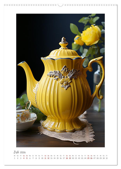 Nostalgische Kaffeekannen (CALVENDO Premium Wandkalender 2026)