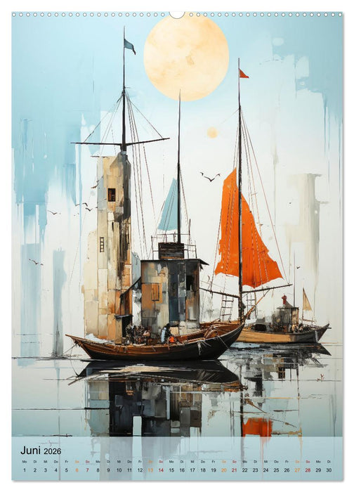 Segeln - Leinen los zum Segeltörn (CALVENDO Wandkalender 2026)