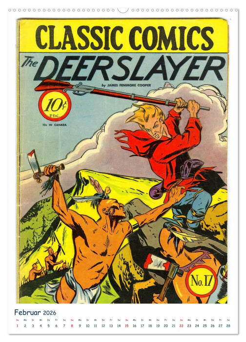 Historische Comichefte (CALVENDO Wandkalender 2026)