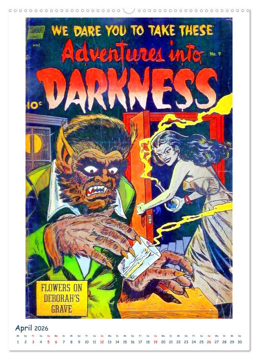 Historische Comichefte (CALVENDO Wandkalender 2026)