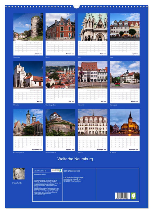 Welterbe Naumburg (CALVENDO Wandkalender 2026)
