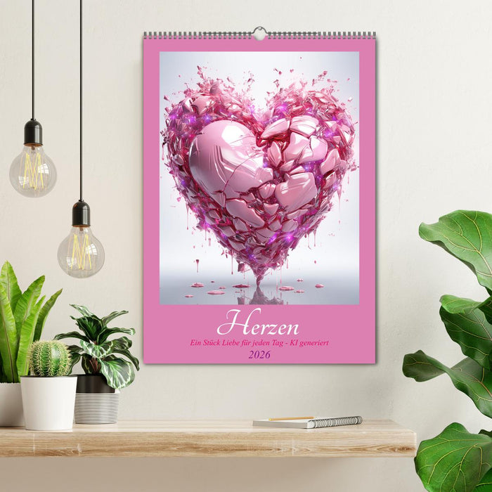 Herzen (CALVENDO Wandkalender 2026)