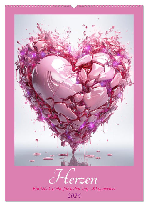 Herzen (CALVENDO Wandkalender 2026)