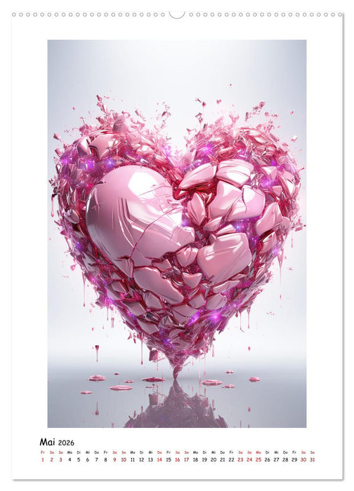 Herzen (CALVENDO Wandkalender 2026)