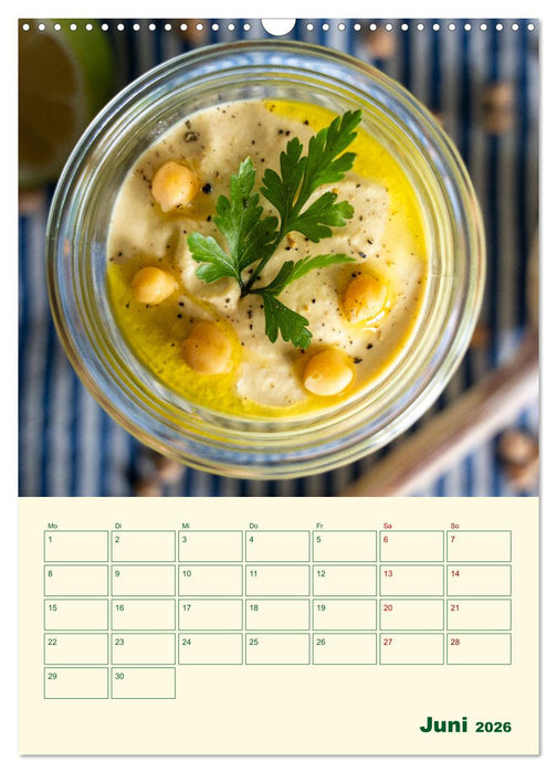 Vegetarische Vier Jahreszeiten (CALVENDO Wandkalender 2026)