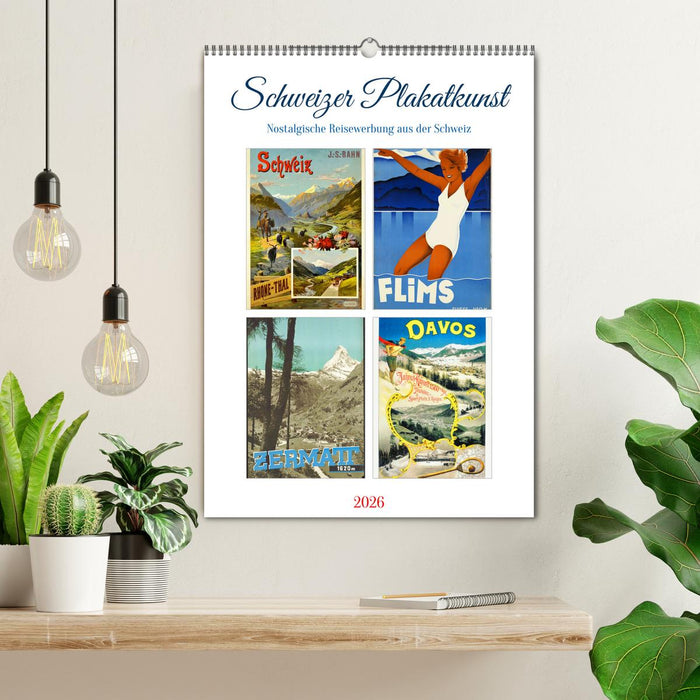 Schweizer Plakatkunst (CALVENDO Wandkalender 2026)