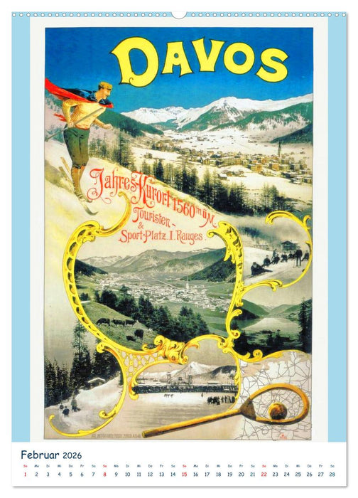 Schweizer Plakatkunst (CALVENDO Wandkalender 2026)