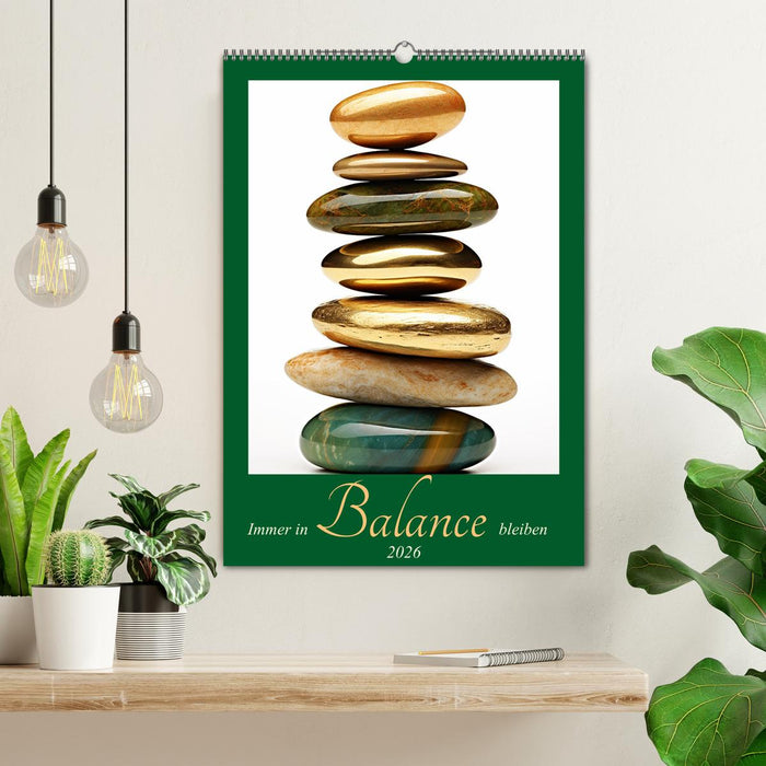 Immer in Balance bleiben (CALVENDO Wandkalender 2026)