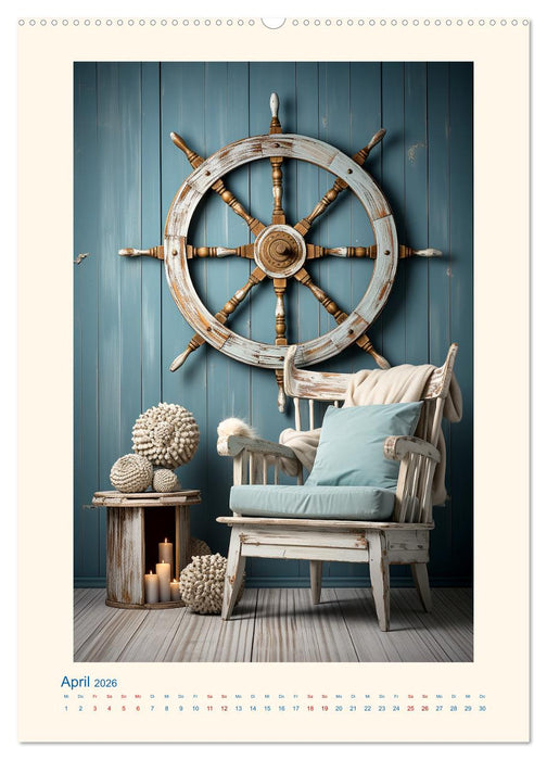 Maritime Gemütlichkeit (CALVENDO Premium Wandkalender 2026)