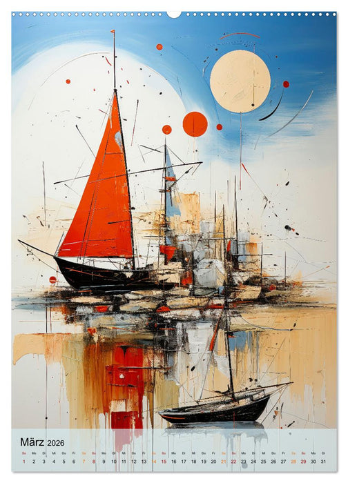 Segeln - Leinen los zum Segeltörn (CALVENDO Premium Wandkalender 2026)