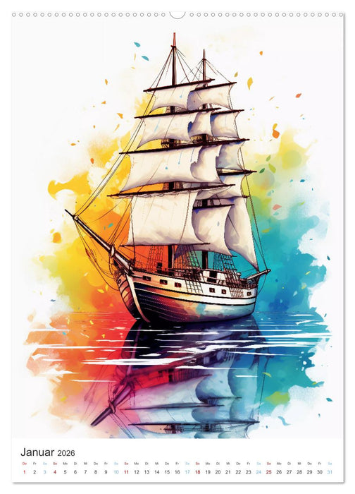 Segeln und Regatta (CALVENDO Wandkalender 2026)