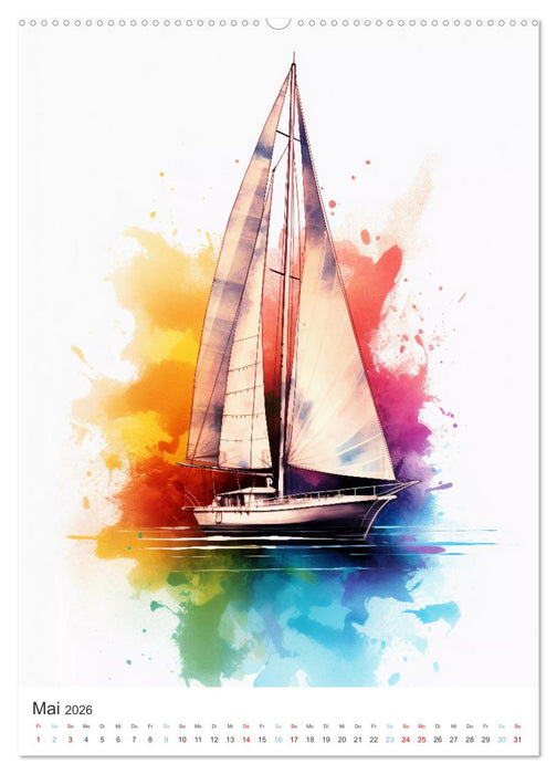 Segeln und Regatta (CALVENDO Wandkalender 2026)