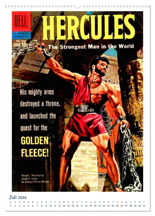 Historische Comichefte (CALVENDO Premium Wandkalender 2026)