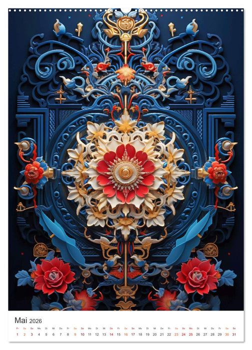 Buddismus (CALVENDO Premium Wandkalender 2026)