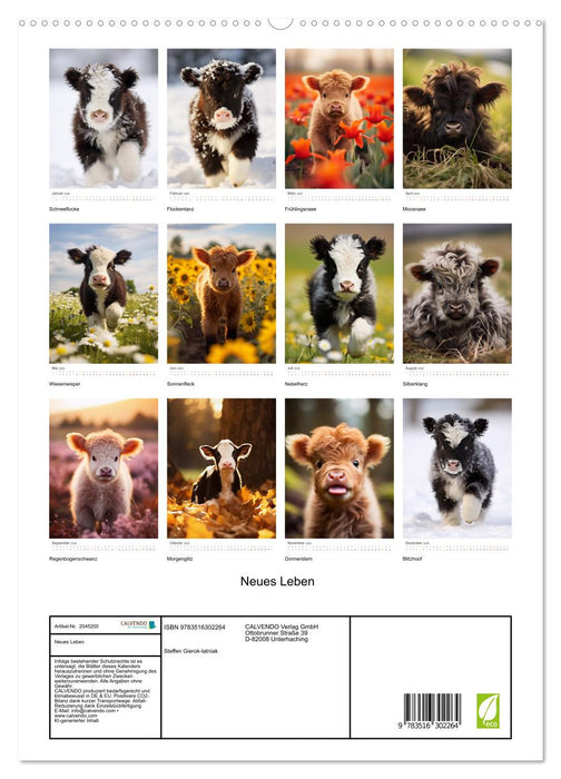 Neues Leben (CALVENDO Premium Wandkalender 2026)
