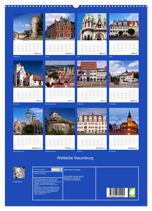 Welterbe Naumburg (CALVENDO Premium Wandkalender 2026)