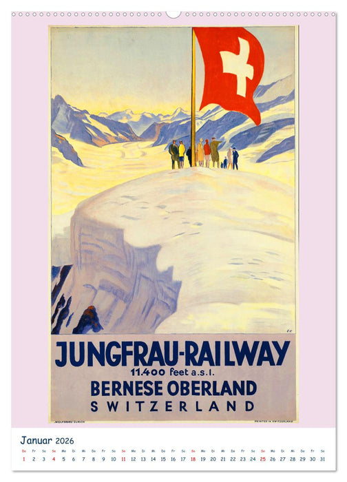 Schweizer Plakatkunst (CALVENDO Premium Wandkalender 2026)