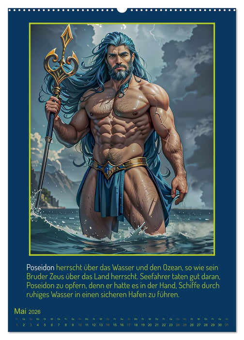 Olympische Götter (CALVENDO Wandkalender 2026)